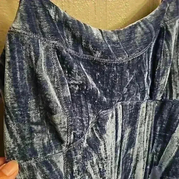 Wild Fable | Blue Velvet Mini Dress | size XS - Picture 5 of 10